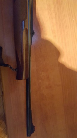 Hola. Un amigo vende este rifle de corredera en calibre 30.06, cañón de 51cm, mas tres cagadores, uno 12