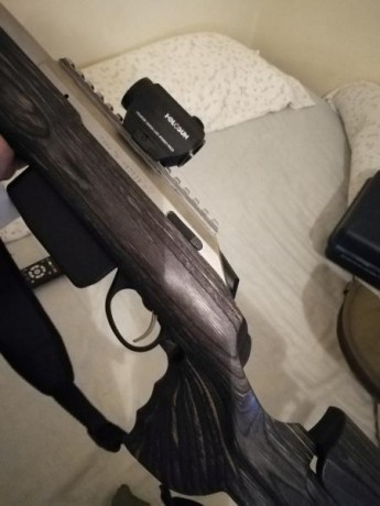 Se vende culata de madera laminada grs sporter varmint para rifles tikka t3x y t3. Con minimo uso. 500 01