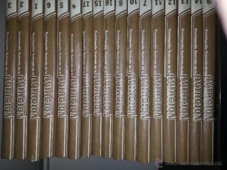 Vendo la Enciclipedia Ilustrada de la Aviación. Falta el tomo 7, en total son 17 tomos los que tengo (el 00