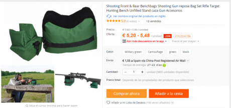 Hola,

Soy novato en esto y busco consejo para comprar mi primera carabina de AC. Mi intencion es practicar 120