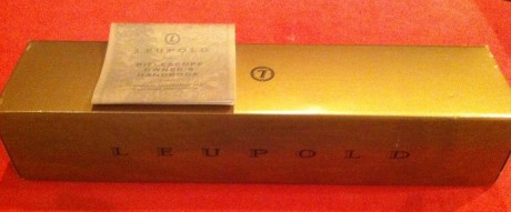 Hola,

Colocado para la venta mi Leupold Competition 45x45, reticulo mil-dot.

Está equipada con lo siguiente:
Torreta 10
