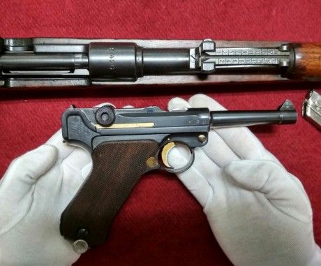 Iniciaremos con una artilleria Erfurt 1914, para continuar con una Mauser Original 4 pulgadas fabricada 11