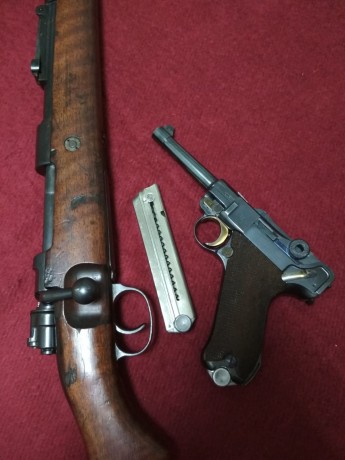 Iniciaremos con una artilleria Erfurt 1914, para continuar con una Mauser Original 4 pulgadas fabricada 10