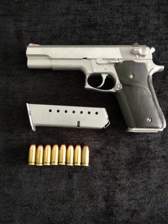 Se cambiaría por armas de mi interés como : pistola del 9mm para IPSC , Manurhín MR73 Mactch del 38 o 02