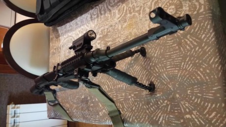 Vendo rifle VZ 58 en cal. 222 Rem. Nuevecito, menos de 500 disparos, con muchos extras y accesorios, el 02