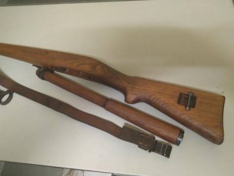 ahora le toca al k31, impecable de maderas y metales, ni un solo golpe en las fotos tiene instalada culata 11