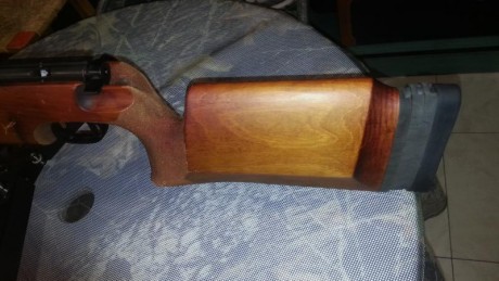 Muy poco usada, en contadas ocasiones. culata de madera especial de tiro, con cañon de 65 cm de largo 10