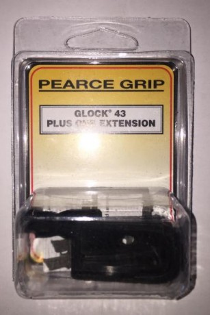 Se vende extensión para el cargador de pistolas GLOCK 43 del fabricante americano PEARCE GRIP.
Están diseñados 00