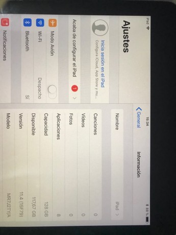 En perfecto estado.
Ipad 6 gen complatible con Apple Pencil , color negro , 128gb de capacidad , wifi. 00