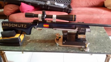 Vendo  carabina Anschütz 1913. Cañón 69cm. seleccionado.
Culata artesanal con encame.
Disparador Anschütz 02