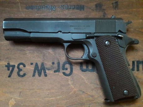 Esta en perfecto estado, inscrito en el libro como arma Histrorica.
precio 2150 02