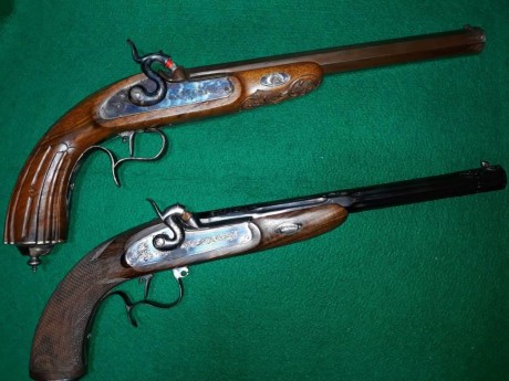 Vendo dos pistolas de avancarga marca Arsa calibre .41

Modelo Lacouture 450 €
Modelo Gastinne Renette 02