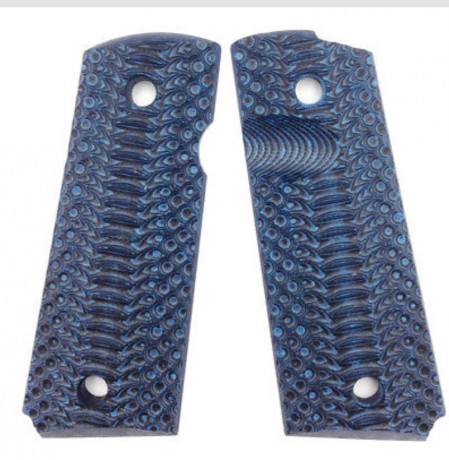 Por error compré unas cachas de G10 azules para la Colt officer.

Completamente nuevas.

Las vendo por 00