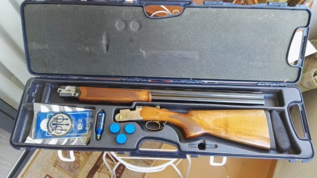 Un compañero del club vende está magnífica escopeta
Beretta superpuestas 686E por dejar la práctica de 10