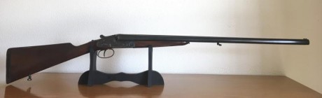 Vendo escopeta paralela marca  IU (Ignacio Ugartechea) 
Escopeta fina de renombre y señorío, perfecto 02