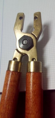 VENDO tenaza para sujección de moldes de fundir proyectiles, apto para los moldes tipo RCBS de dos o una 01