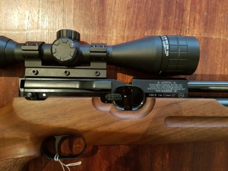 Vendo carabina Weiraucht HW100T cal. 5.5, apenas sin uso, comprada este año. Se acompaña de dos cargadores 02