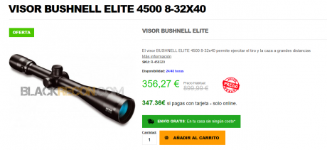 Hola, necesitaria que me aconsejarais un visor par BR, presupuesto 300 euros.
Saludos 10