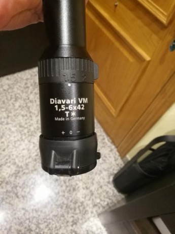 Hola, vendo visor Zeiss de carril, es un Diavari VM 1,5-6X42 T*, tiene los pies EAW Apel originales, tapas 10