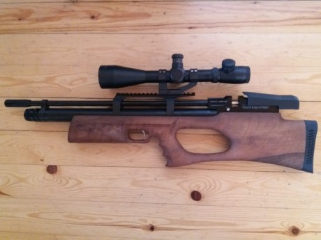 Un amigo me ha pedido que le ponga a la venta esta carabina, se trata de una Kral Breaker Puncher en calibre 01