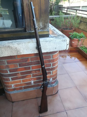 Hola. Un amigo del Club Principado de Oviedo me pide que le anuncie la venta de este rifle. Es un Sharp 01