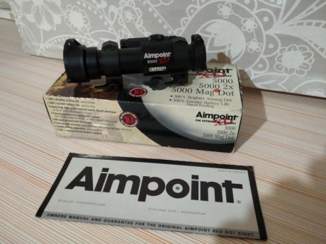 Vendo Aimpoint  Esta en perfecto estado sin rayas ni golpes, ideal para tiros rápidos , punto rojo de 01
