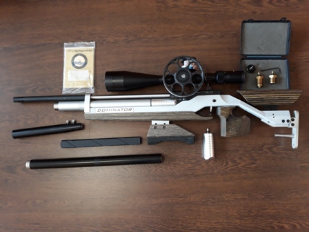 Vendo Walther Dominator aluminio mas Nikko 10-50x60 MKI mil dot. Extra deposito de aire aluminio, moderador 02