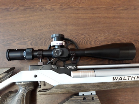 Vendo Walther Dominator aluminio mas Nikko 10-50x60 MKI mil dot. Extra deposito de aire aluminio, moderador 12