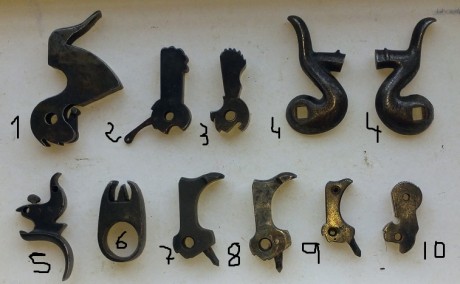 Pongo en venta esta pieceria.
1- Martillo de carabina Tigre 65 euros
2- Martillo pistola JO.LO.AR  9mm 00