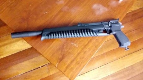 Se vende pistola BAIKAL 651M con factura aún en garantía. 
Es arma de doble acción alimentada bombonas 10