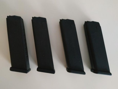 GLOCK17 3GEN  en perfecto estado, con muy pocos disparos. Con alza+punto de mira LPA, 4 cargadores Glock, 01