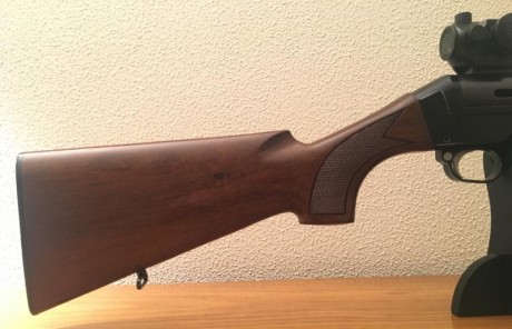  BENELLI SL 121 con polichoque. Incorpora de serie protector y boquillas de 3 y 4  estrellas, ademas de 00