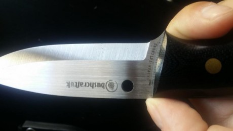 Cuchillo de supervivencia de la famosa marca SPYDERCO, modelo bushcraft UK. Acero 01 tool steel (alto 01