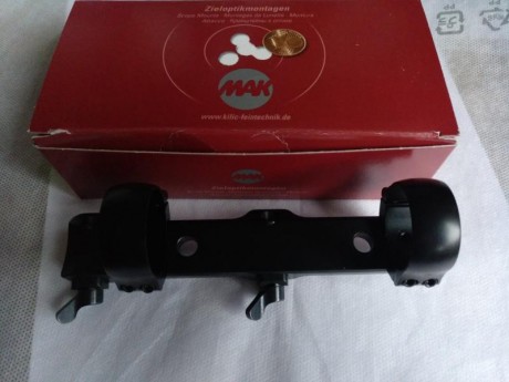 Vendo montura desmontable visor marca MAK para Blaser R93 o R8. Están prácticamente nuevas.
Precio: 225€ 00