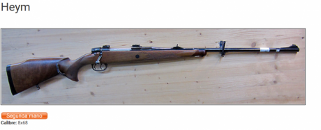 Buenos días compañeros, estoy viendo la posibilidad de cambiar de rifle y de calibre, (lo usaría para 30