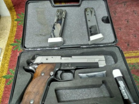 Vendo Sig Sauer P 226 X Five AL SO 5", la aligerada, peso 1030g.
Disparador ajustable entre 1 y 1,600 52