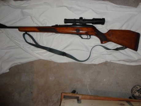 Vendo Rifle semiautomático HK 940, calibre 7 X 64, es el modelo corto, 2 cargadores de 2 cartuchos, regalo 02