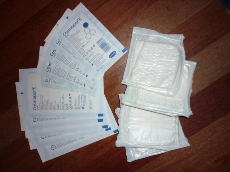 Vendo todos estos fungibles para reponer botiquin IFAK/TCC, de trabajo, o casero. Proviene de una compra 00