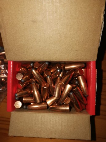 Buenas pongo a la venta 120 vainas y 200 puntas del 375 H&H . Las vainas son de único disparo y las 00