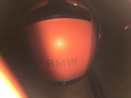 Hola, vendo casco bmw system 6, talla M, en perfecto estado, pintado de color naranja en taller de pintura 02