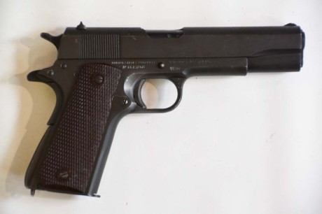 Una fantastica colt de junio 1944 segun su numero de serie.
En un estado casi como nuevo, cañon perfecto! 00