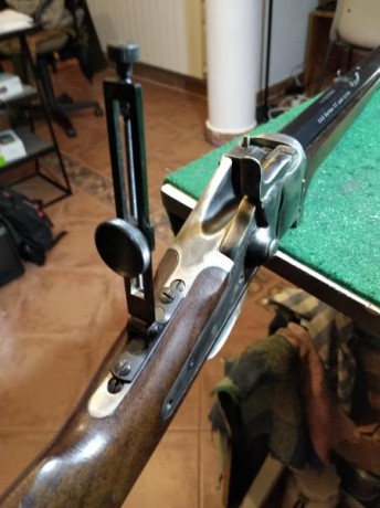 Vendo Sharps sporting IAB, calibre 45-70, cañón de 32", apenas usado.
El arma está en León, posibilidad 00