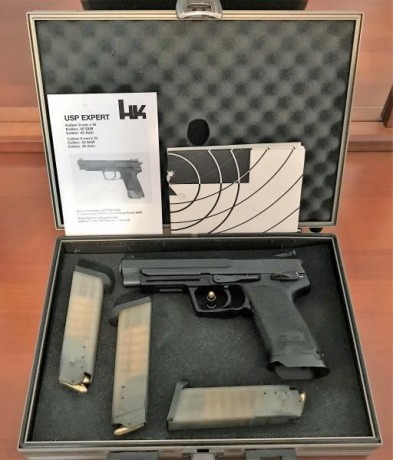 Se vende pistola Heckler & Koch USP Expert en calibre 9mm Parabellum, una de las pistolas más precisas 40