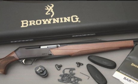 Vendo rifle semiautomático Browning bar mk3 calibre. 338WM + anillas Warne+ Visor montería Avisar 1-4x24. 02