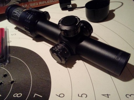 Hola Compañeros:
Vendo visor BUSHNELL 1-4X24 Iluminated + Anillas de acero Warne Maxima, todo ello nuevo, 02