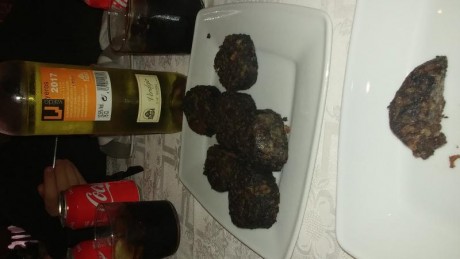 Hoy para comer acelgas hervidas y chuletón de vaca gallega vieja con seis semanas de maduración en cámara 140