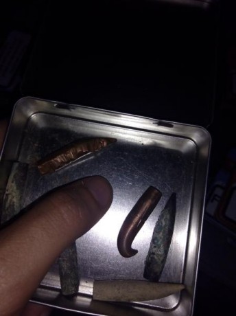 El otro día un amigo me enseñó unas puntas que encontró en un campo de tiro de la guerra civil y no sabíamos 02