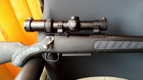 Vendo Thompson Center Venture cal. 338 WM. Cerrojo de 3 tetones, apertura a 60º. Disparador regulable 00