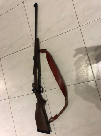 Por abandono de modalidad, vendo rifle Weatherby Mark V, en calibre 270 weatherby Mag, potente calibre 01