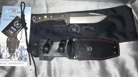 Vendo este cuchillo nieto chaman macro  , nuevo de mi colección estado impecable lo vendo por 75€portes 02